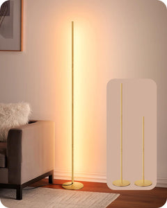 Slim Dimmable LED Corner Floor Lamp