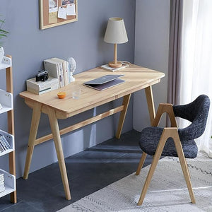 Mid-Century Modern Computer Desk with Drawers
