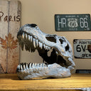 T-Rex Skull Wall Decor – Resin Dinosaur Head Trophy