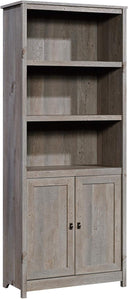 5-Shelf Library Bookcase with Doors