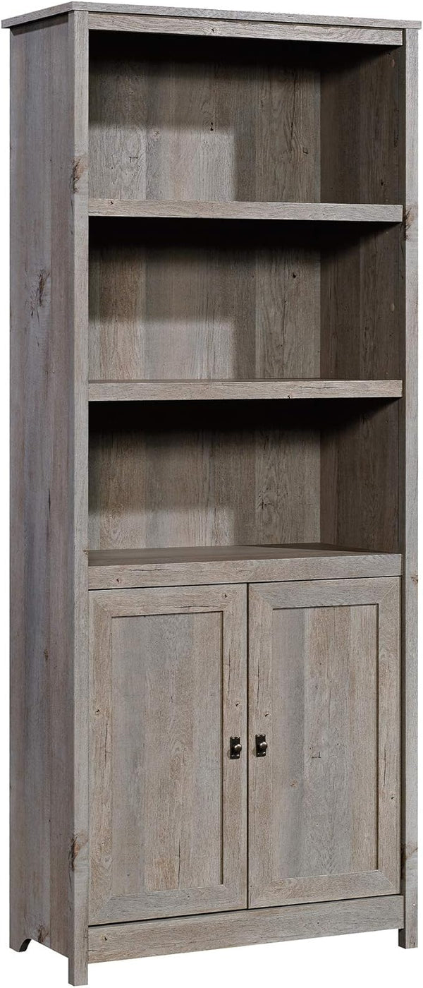 5-Shelf Library Bookcase with Doors