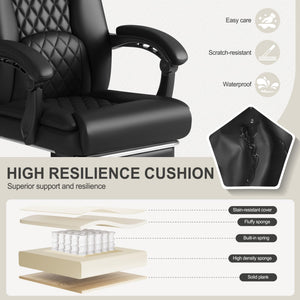 Executive Reclining Office Chair with Lumbar Support – 400 lbs Capacity