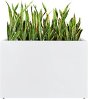 Galvanized Steel Folding Rectangular Planter Box with Drainage Holes