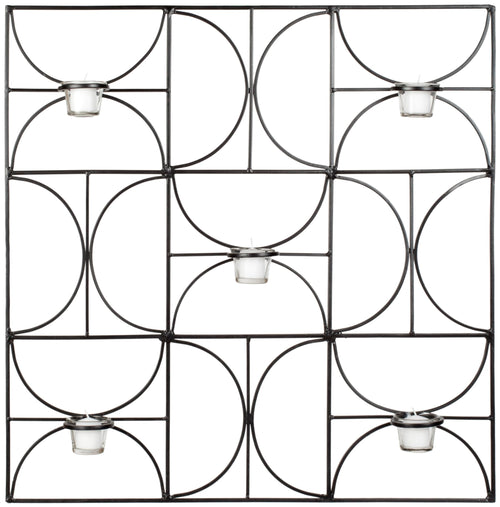 Cast Iron 5-Candle Wall Sconce