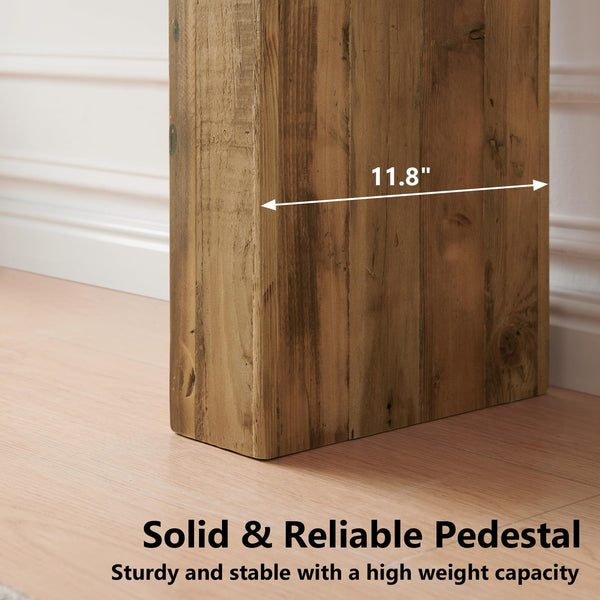 Reclaimed Wood Console Table 63"