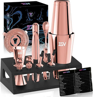 12-Piece Cocktail Shaker & Bartender Kit