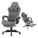 High Back Gaming Chair with Footrest & Lumbar Support