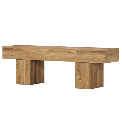 55" Farmhouse Entryway Bench