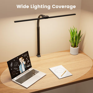 LED Desk Lamp with Clamp & Remote Control