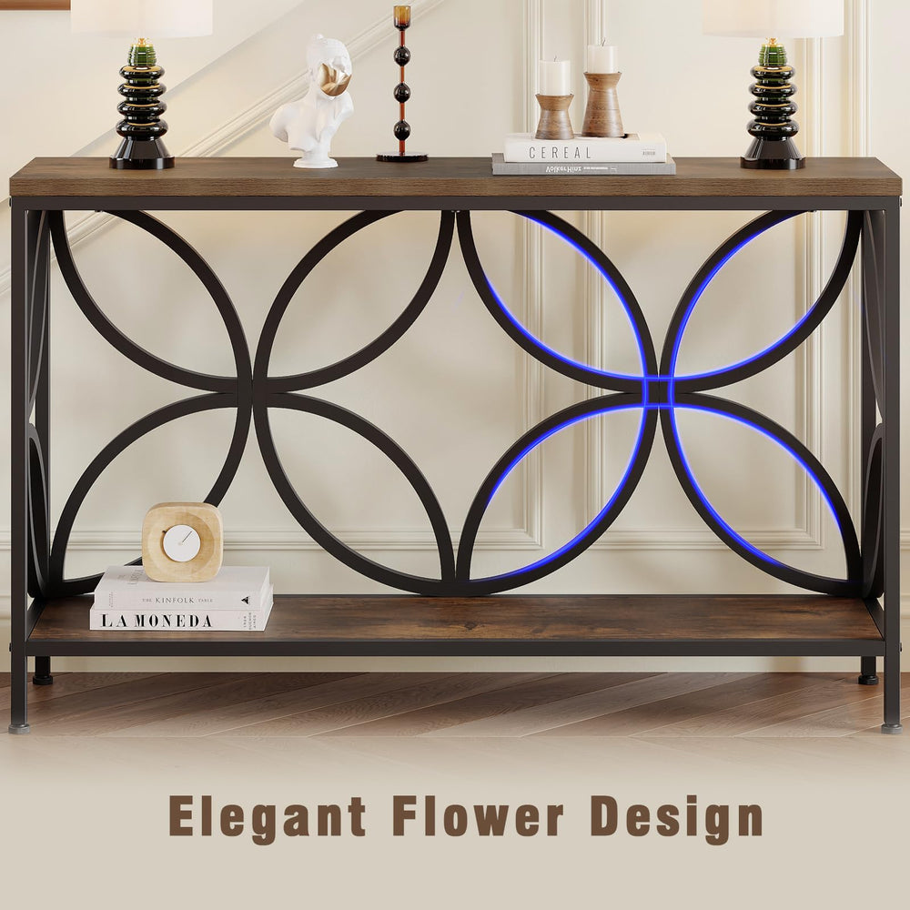 Industrial Console Table 47.24"