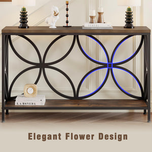 Industrial Console Table 47.24"