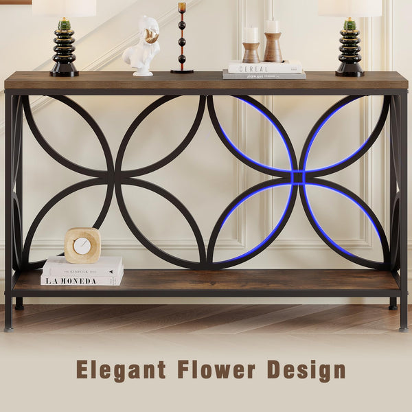 Industrial Console Table 47.24"