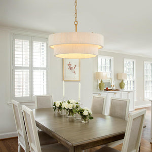 Woven Rattan Boho Chandelier Pendant Light