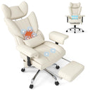 Big and Tall Heated Massage Reclining Office Chair with Lumbar Support