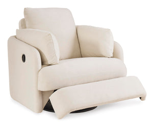 Swivel Glider Rocker Recliner with Hidden Storage – Beige