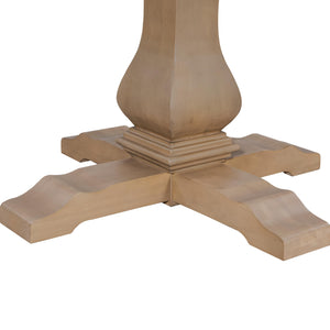 Round to Oval Extendable Dining Table