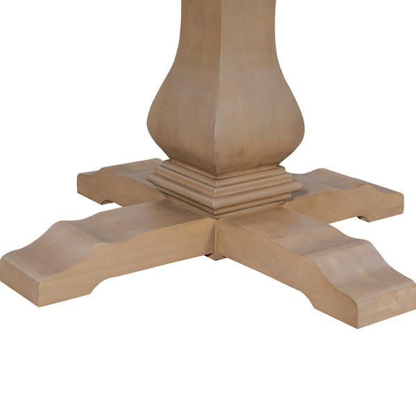 Round to Oval Extendable Dining Table