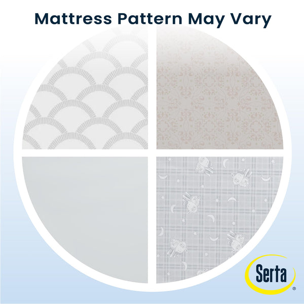 Firm Fiber Core Crib & Toddler Mattress – Dual Sided, Waterproof, GREENGUARD Gold Certified