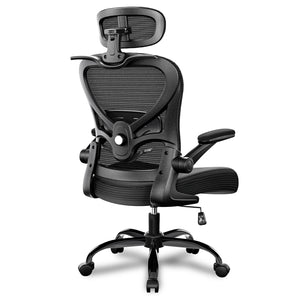 Ergonomic Mesh Office Chair with Headrest & Adjustable Lumbar Support