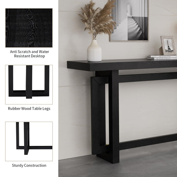 59" Console Table with Storage