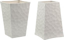 Set of 2 Tall Resin Tapered Planters 22-Inch