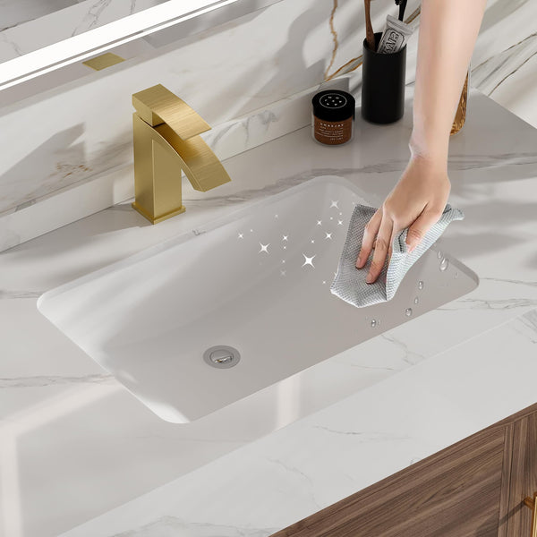 39.4" Floating Bathroom Vanity with Sink & Sintered Stone Countertop
