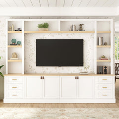 102.3" Farmhouse Entertainment Center TV Stand