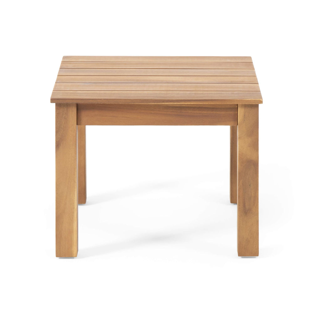 Obreanna Outdoor Acacia Wood End Table