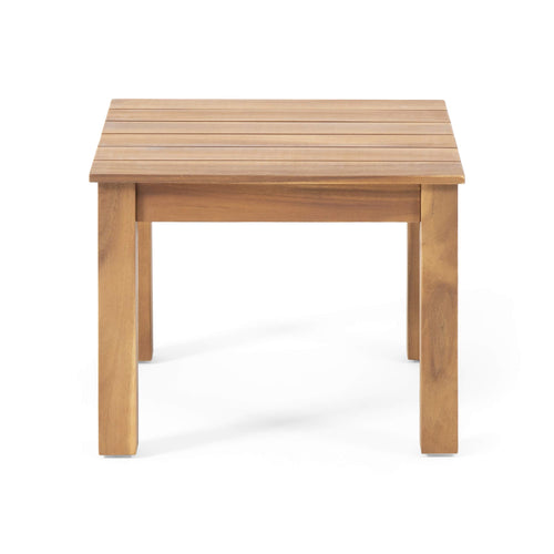 Obreanna Outdoor Acacia Wood End Table