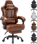 Big and Tall Gaming Chair with Footrest