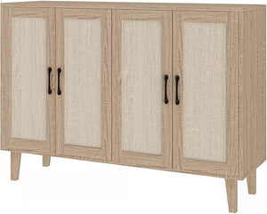 Rattan Door Buffet Sideboard Cabinet