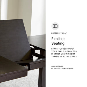 Extendable Dining Table with Sled Base