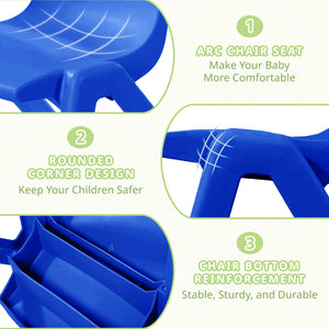 Stackable Kids Plastic Chairs Set for Classroom & Daycare