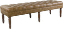 Large Tufted Upholstered Bench