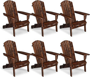 Folding Adirondack Chair – Solid Fir Wood, Outdoor