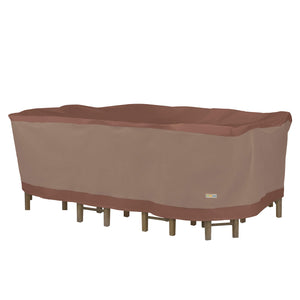 Waterproof Rectangular Oval Patio Table with Chairs Cover