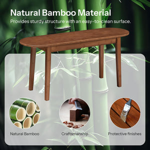 Bamboo Dining Bench 39.4"
