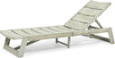 Acacia Wood Adjustable Outdoor Chaise Lounge