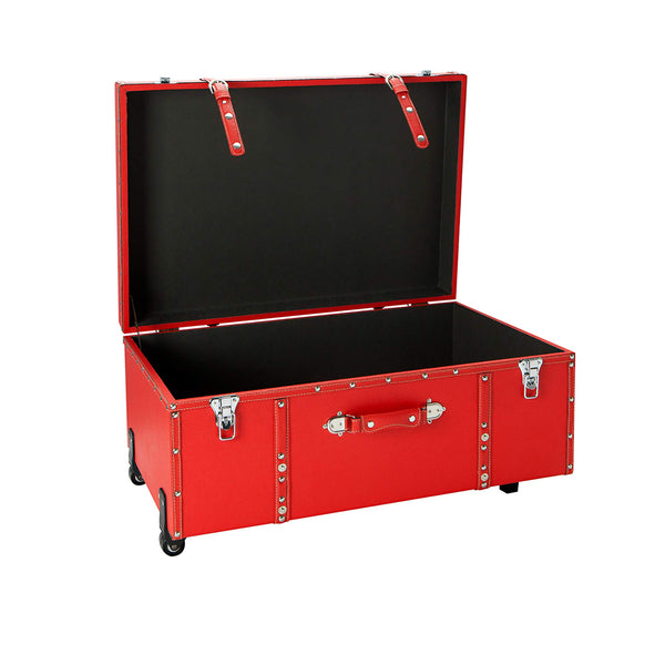 Wheeled Storage Trunk – Red