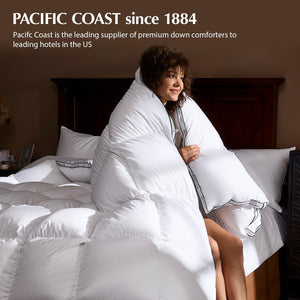 White Goose Down Winter Comforter with 3D Baffle Box