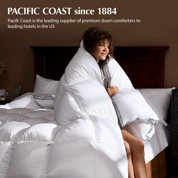 White Goose Down Winter Comforter with 3D Baffle Box