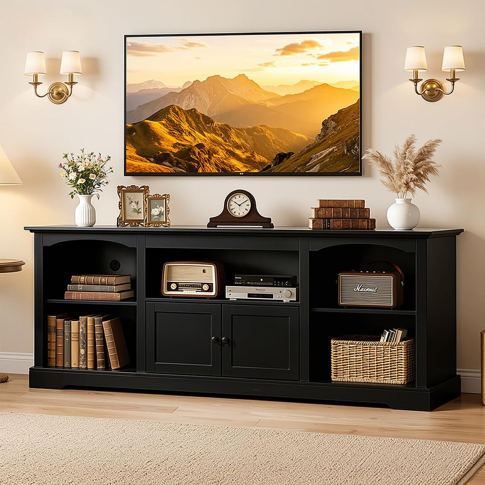 71" Arched Farmhouse TV Stand for TVs up to 80"