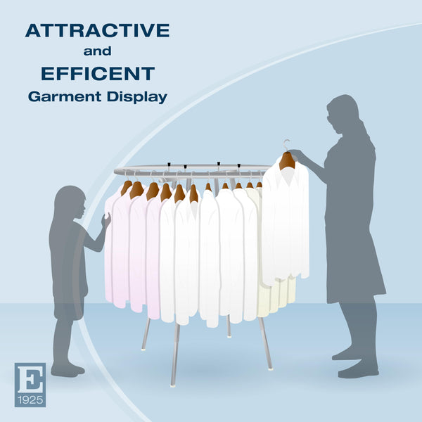 Chrome Round Garment Rack