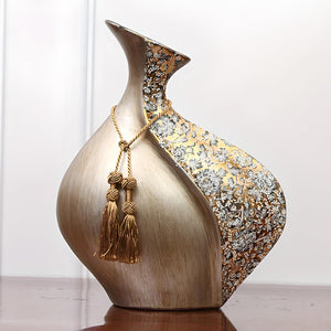 Large Ceramic Boho Vase for Home Decor – 15 Inch Decorative Pottery Vase
