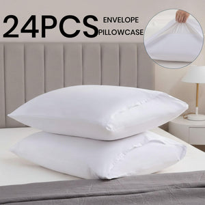 Polycotton Pillowcases Bulk Pack – Standard, Queen & King