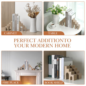 Marble Castle Bookends – Set of 2