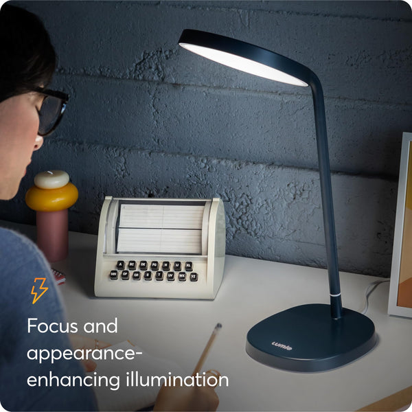 10,000 Lux Adjustable Bright Light Therapy Desk Lamp