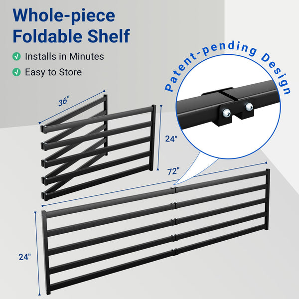 Heavy Duty Garage Wall Shelving with Hooks