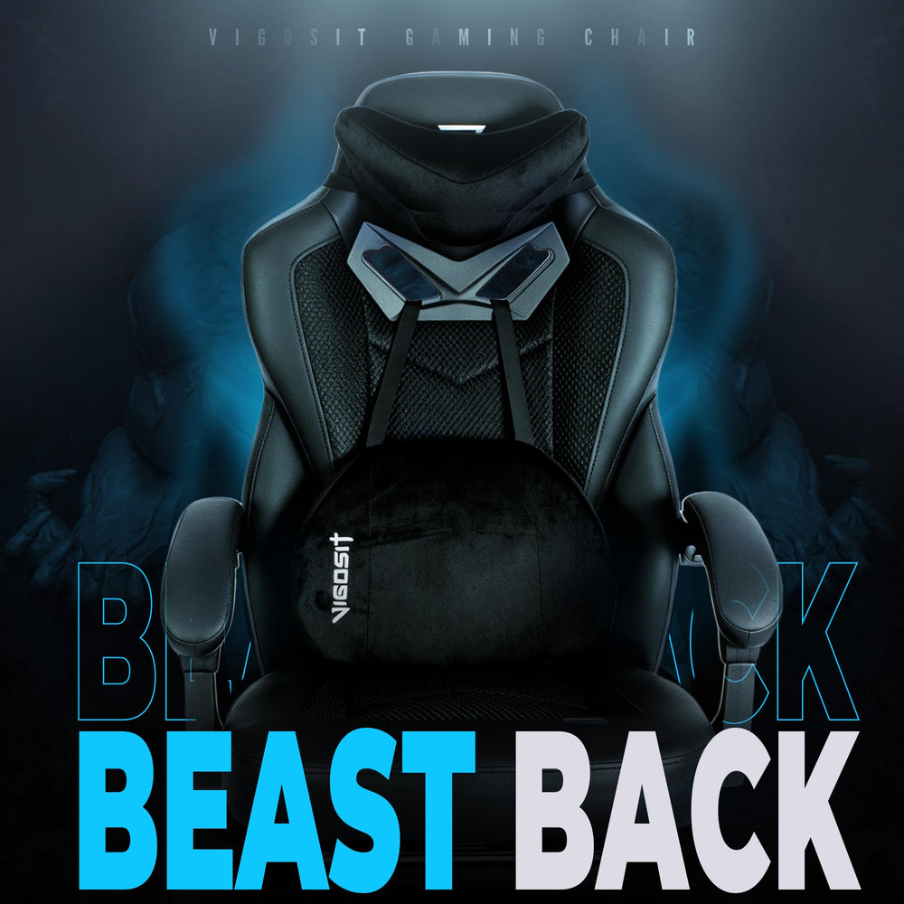 Ergonomic Gaming Chair with Mesh Back & Lumbar Support