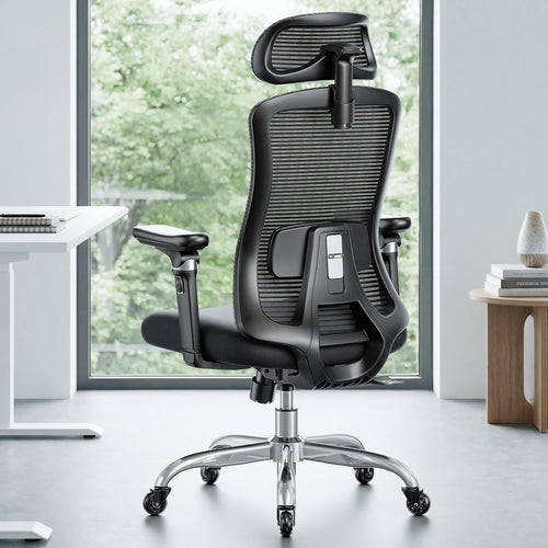 Ergonomic High-Back Office Chair with 6D Armrests